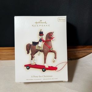 “A Pony For Christmas” Hallmark Keepsake Ornament